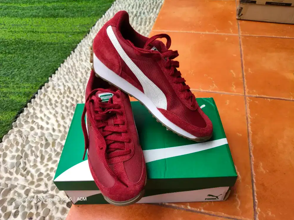 Sepatu PUMA Sneakers Easy Rider Vintage merah