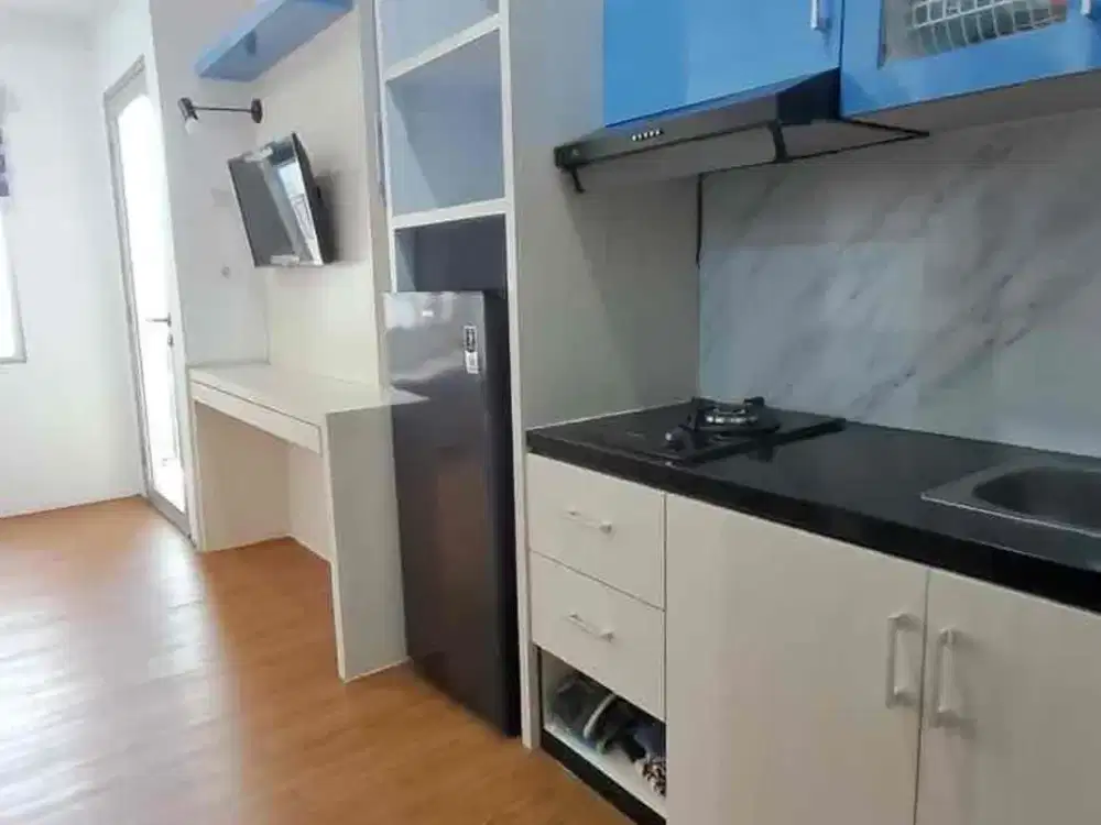 dijual cepat unit 2 bed room furnished bagus baru grand asia afrika