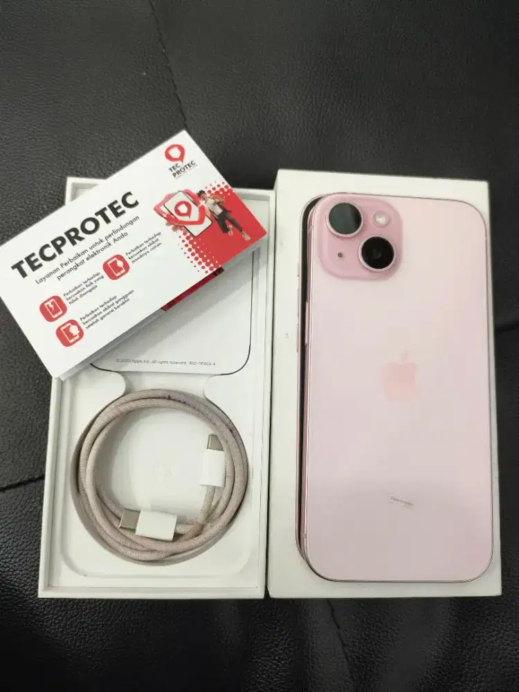 Jual iPhone 15 Pink Like New Garansi iBox PA/A