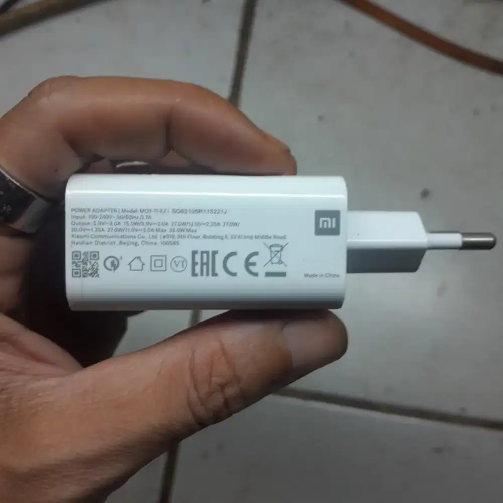 Adaptor Charger Xiaomi 33Watt