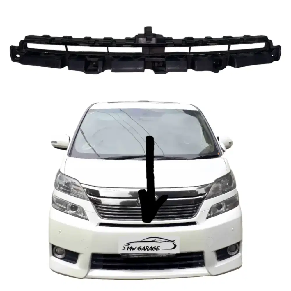 Garnish bumper depan Vellfire 2012-2015 Original