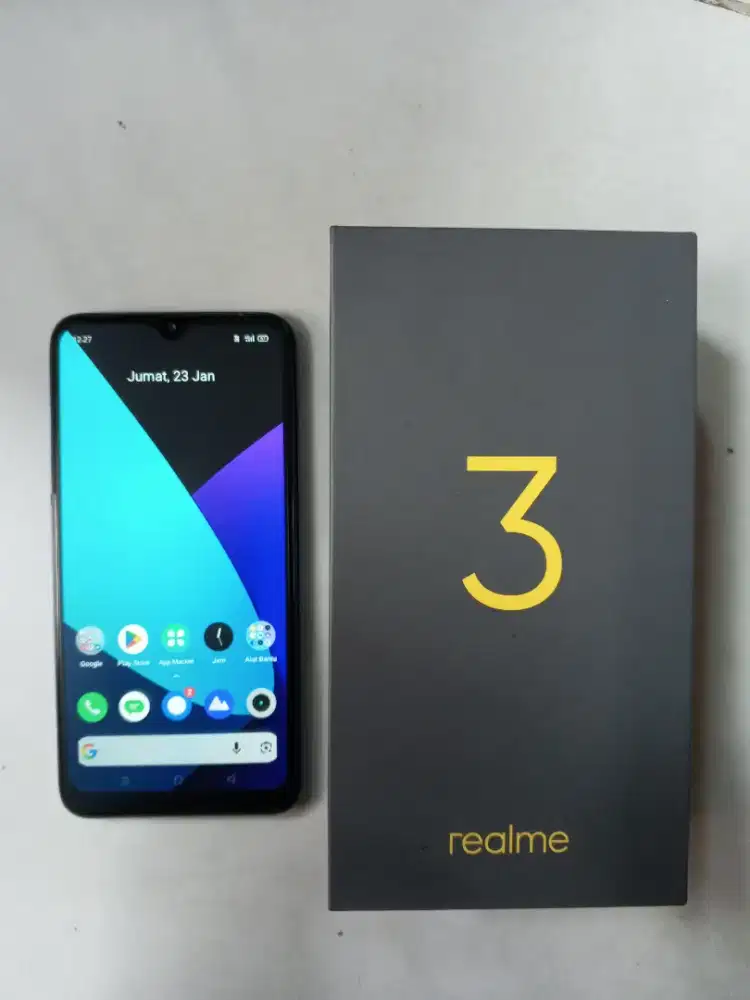 Realme 3 Lengkap Ram 3/32 Siiap pakaii