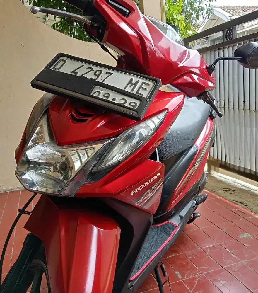 Honda Beat Fi 2014 Merah Ori mulus mantap
