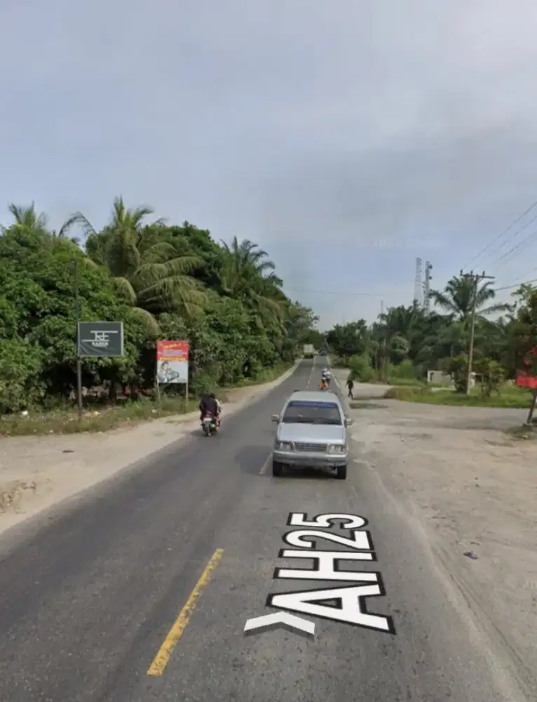 Jual tanah pinggir lintas