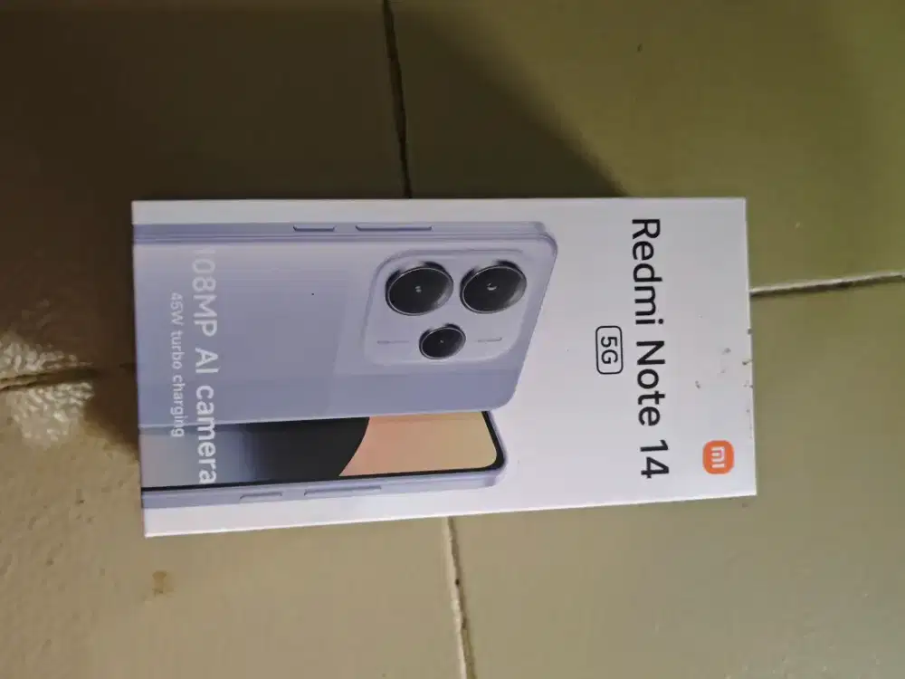 Jual aja redmi note 14 5G 8/256 fullset