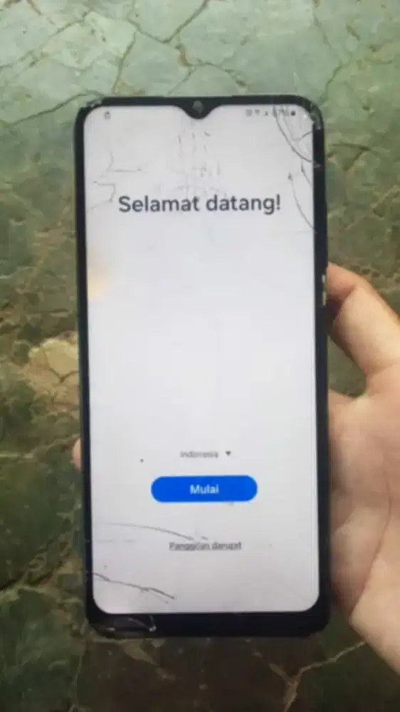 Jual hp Samsung a04 ram 4/64gb minus mentok akun google sentuh aman