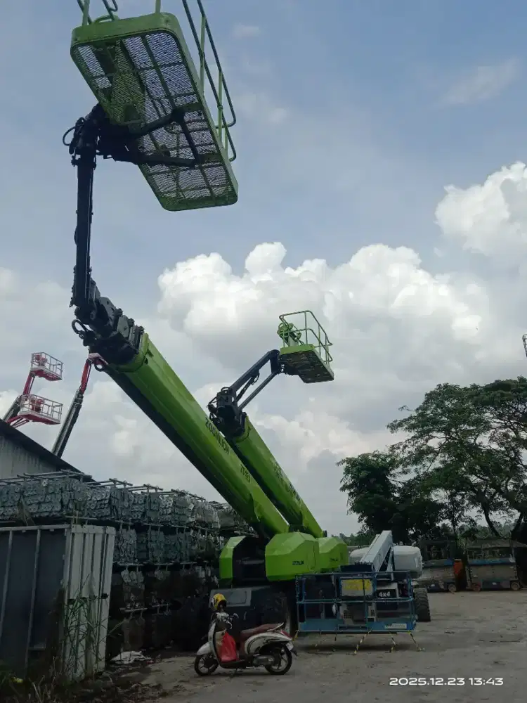 Rental Alat BOOMLIFT (MANLIFT), SCISSORLIFT dan Jackbase
