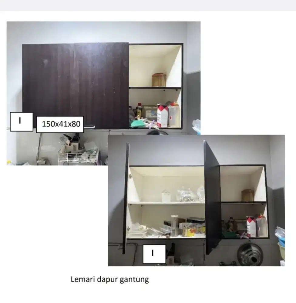 Lemari kayu gantung