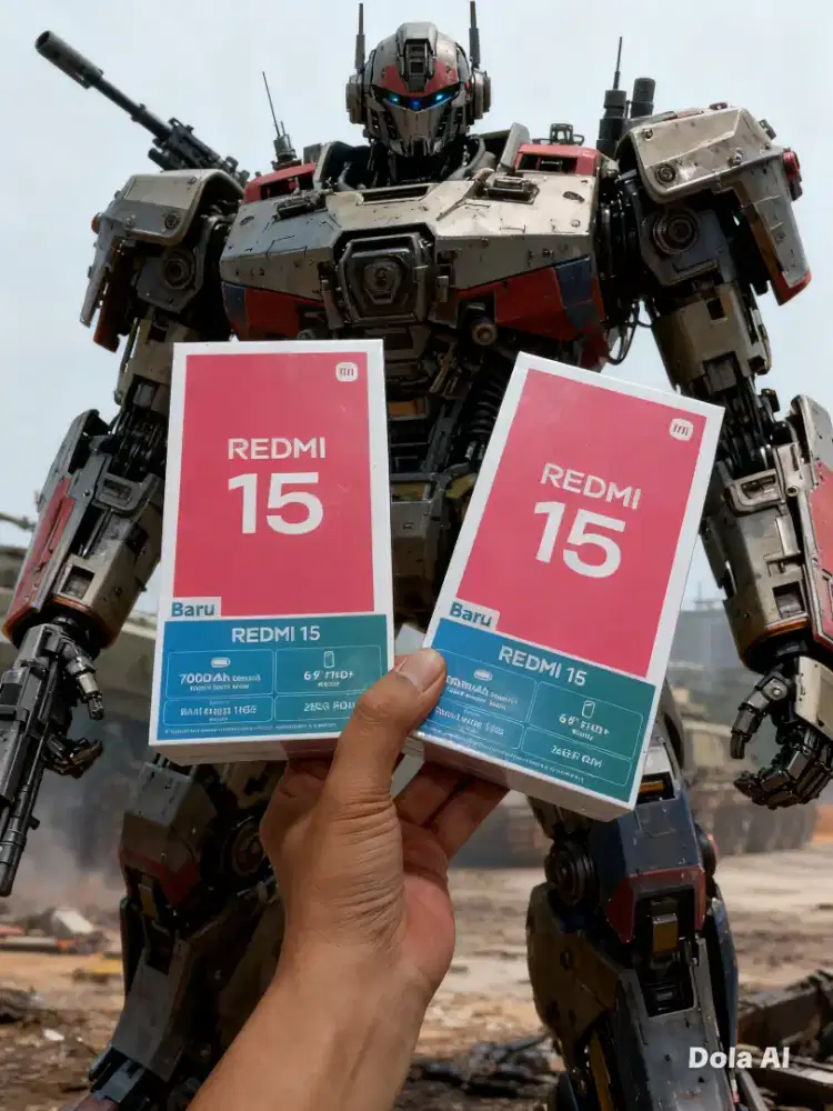 Fast respon wa Xiaomi Redmi 15 NFC 8+8/128 Garansi resmi 15bln