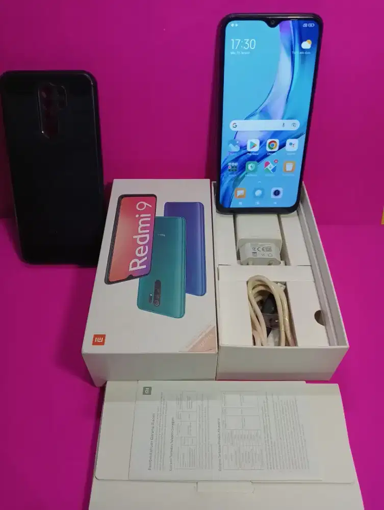 Redmi 9 Ram 4/64 4g Lte segel lengkap mulus