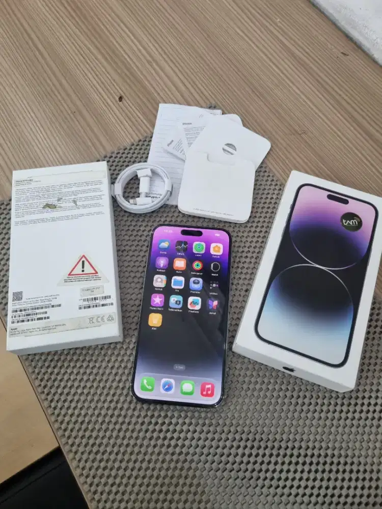 IPhone 14 Promax IBOX 128 GB Fullset Kondisi mulus
