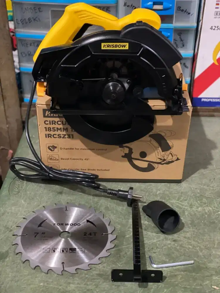 Mesin pemotong kayu/circular saw 7inch krisbow