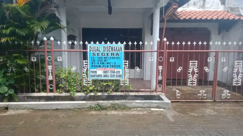 Disewakan / Dijual Segera