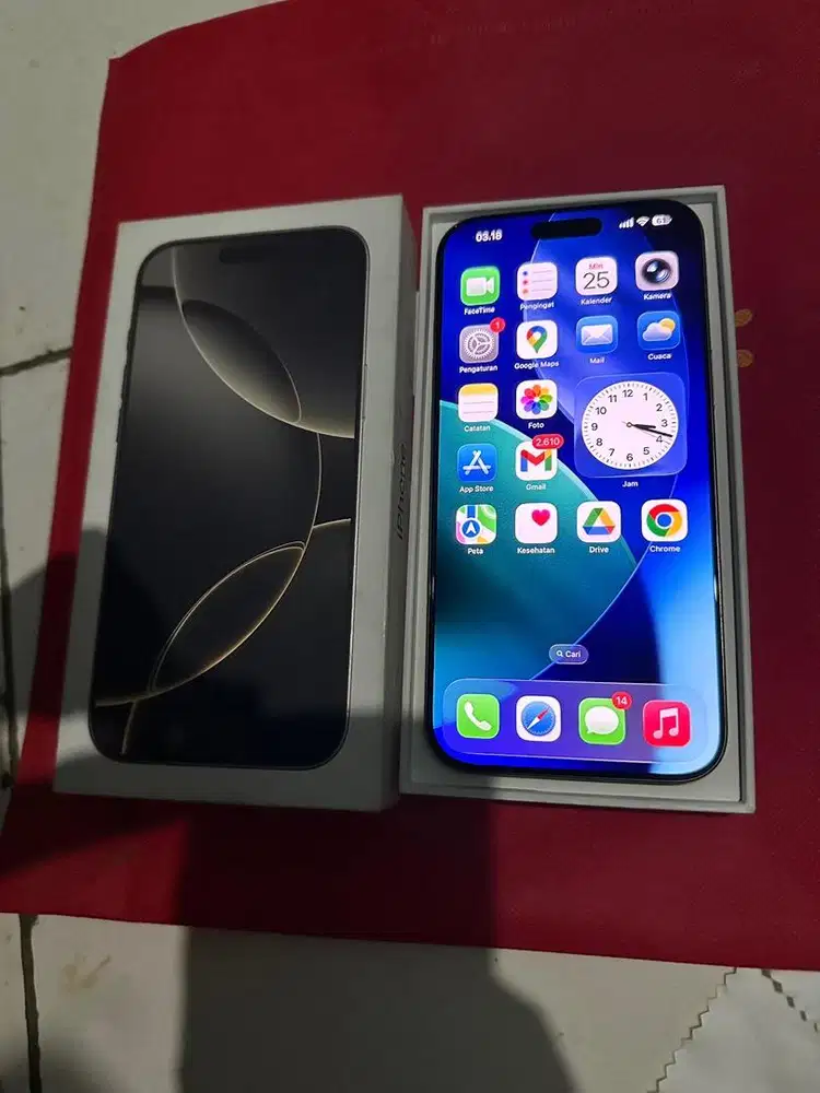 iphone 16 pro max 256gb resmi PA/A natural titanium