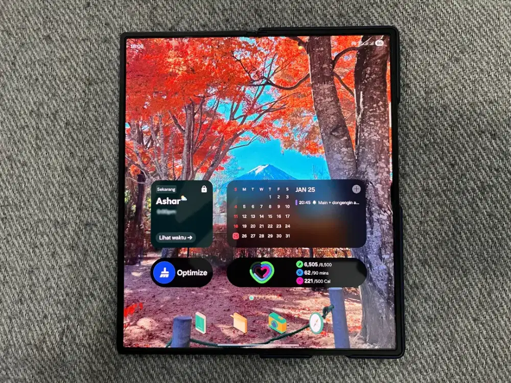 Samsung Galaxy Fold 6 Blue 512 gb Garansi Agustus 2026
