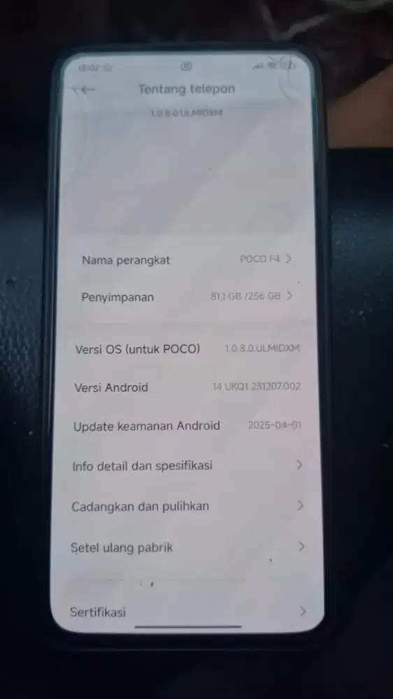 Poco F4 8+4/256GB