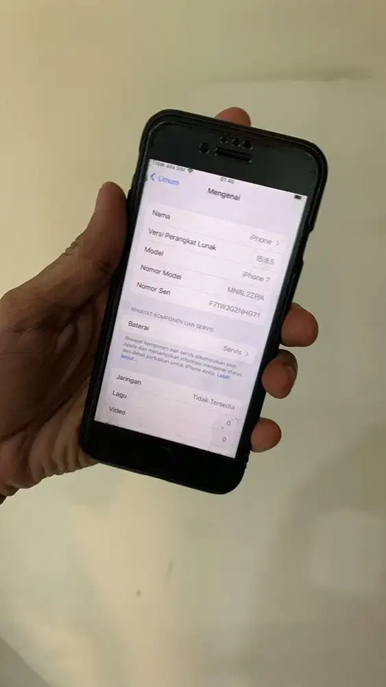 iPhone 7 128GB matte black hitam