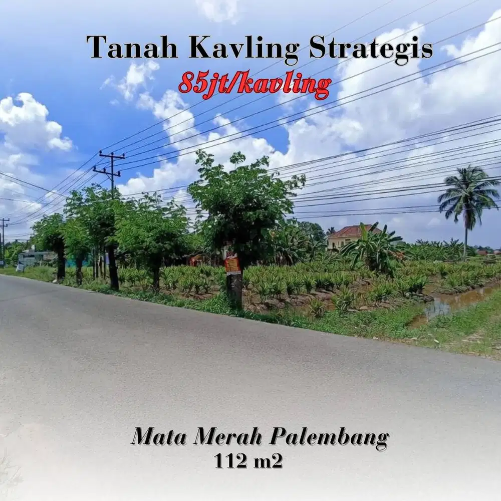 jual tanah kavling palembang
