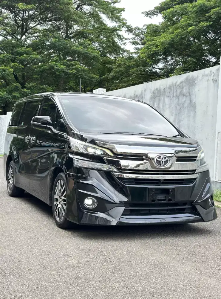 Toyota Vellfire G Limited ATPM Black 2017 Full Service Record Toyota
