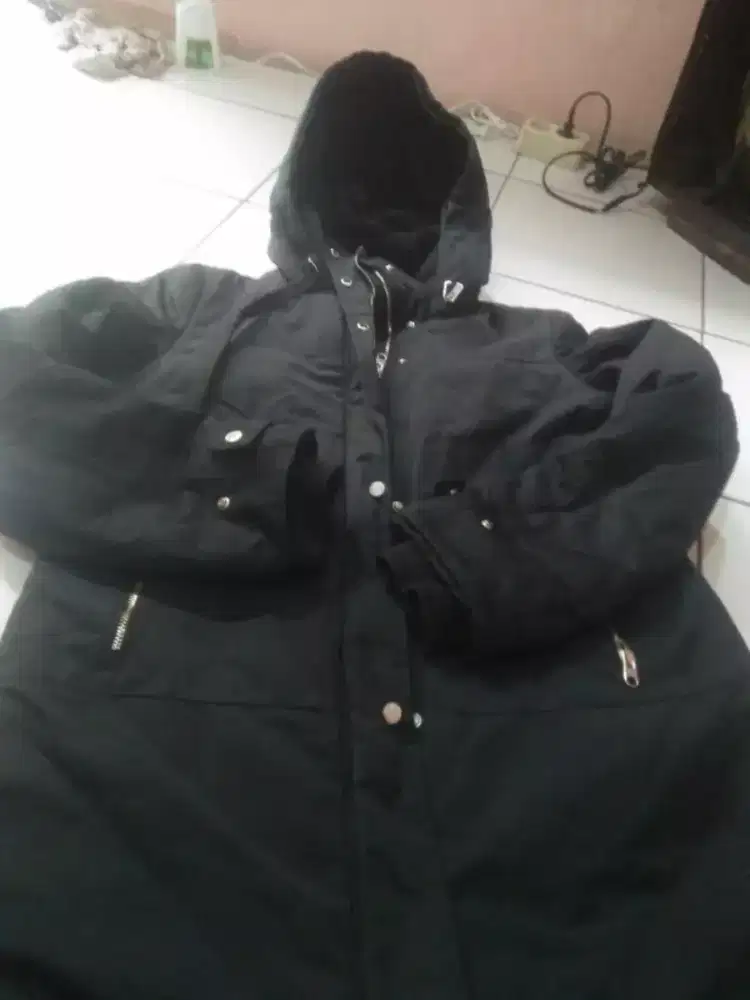 Di jual jaket semi kulit bahan sintetis