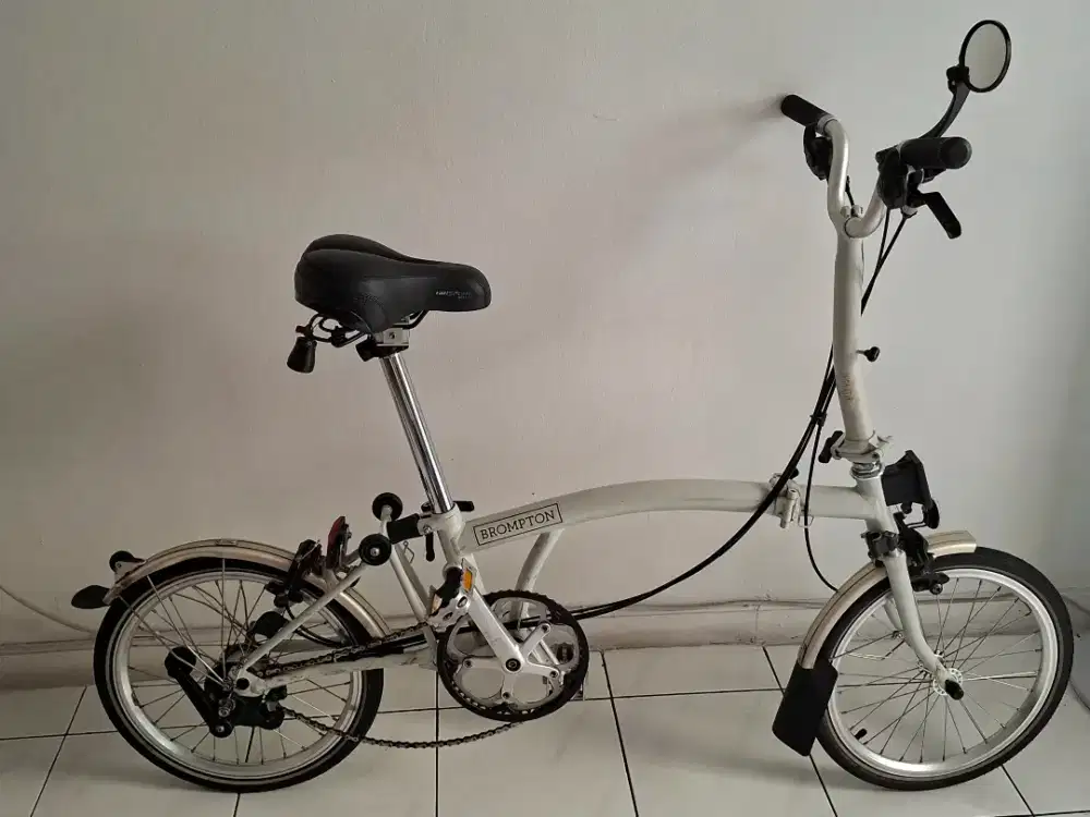 Brompton C Line M6L Papyrus White 2020 - Mulus & Terawat