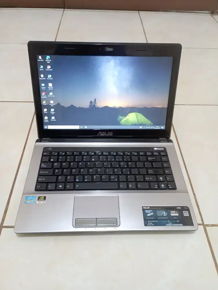 Laptop Asus dual VGA i3 ram 6Gb siap pakai