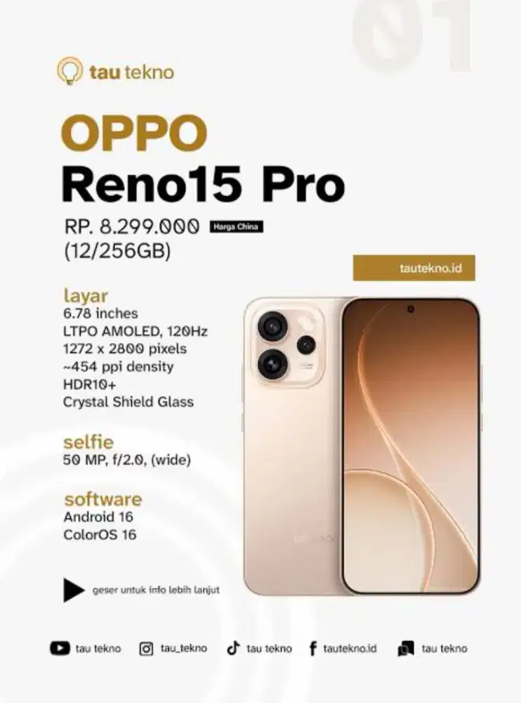 OPPO RENO 15 PRO 5G