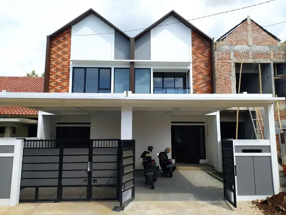 DIJUAL RUMAH BARU LUAS TANAH 124 METER DALAM PERUMAHAN AKSES 3 MENIT KE TOL CIPUTAT