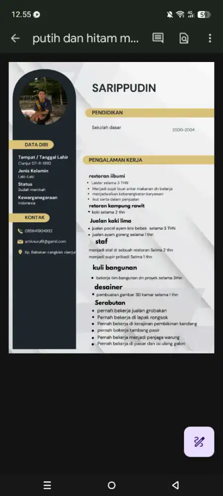 Sedang mencari kerjaan