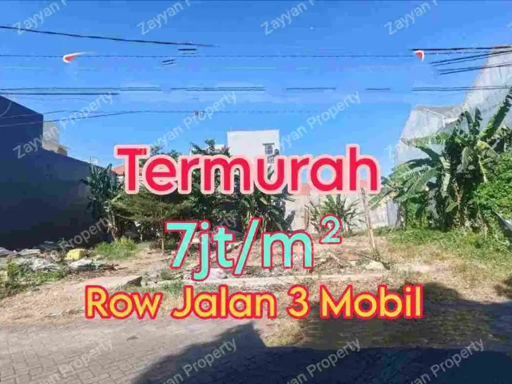 7jt/m‼️Tanah Murah Kebonsari Elveka Surabaya