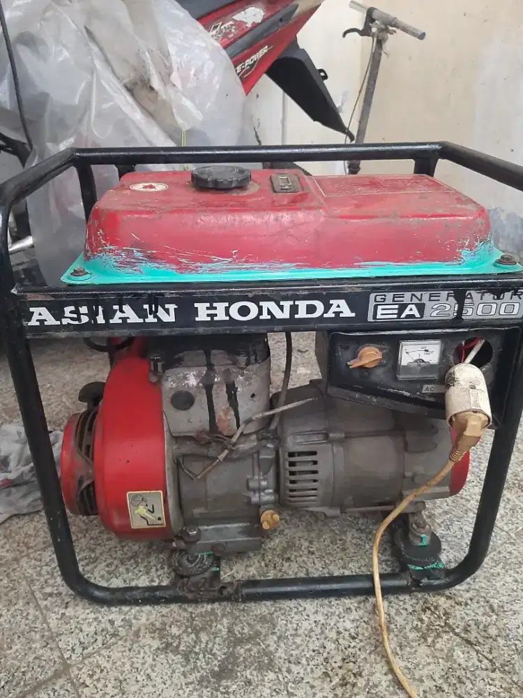 Genset asian honda bekas