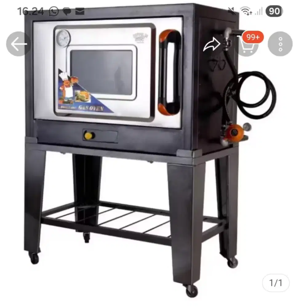 Oven gas masih bagus