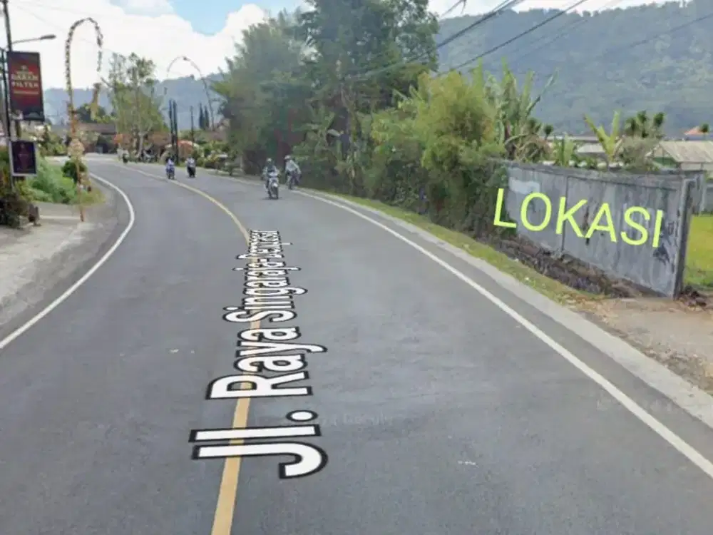 DIJUAL / FREEHOLD : Tanah Kosong di Bedugul Pancasari