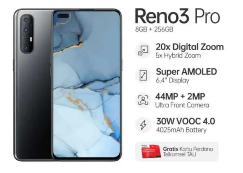 Oppo Reno 3 Bekas