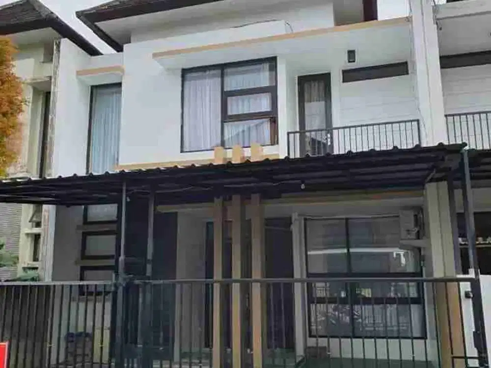 dijual rumah cantik minimalis 2 lantai siap huni di dalam cluster elite nusa dua