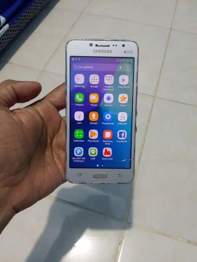 ‎Jual HP Samsung J2 Prime
‎ Jaringan 4G LTE
‎ minus retak tc touchsren