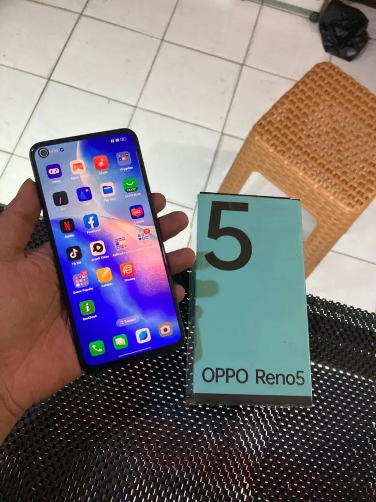 OPPO Reno5 8/128 Amoled Resmi Original