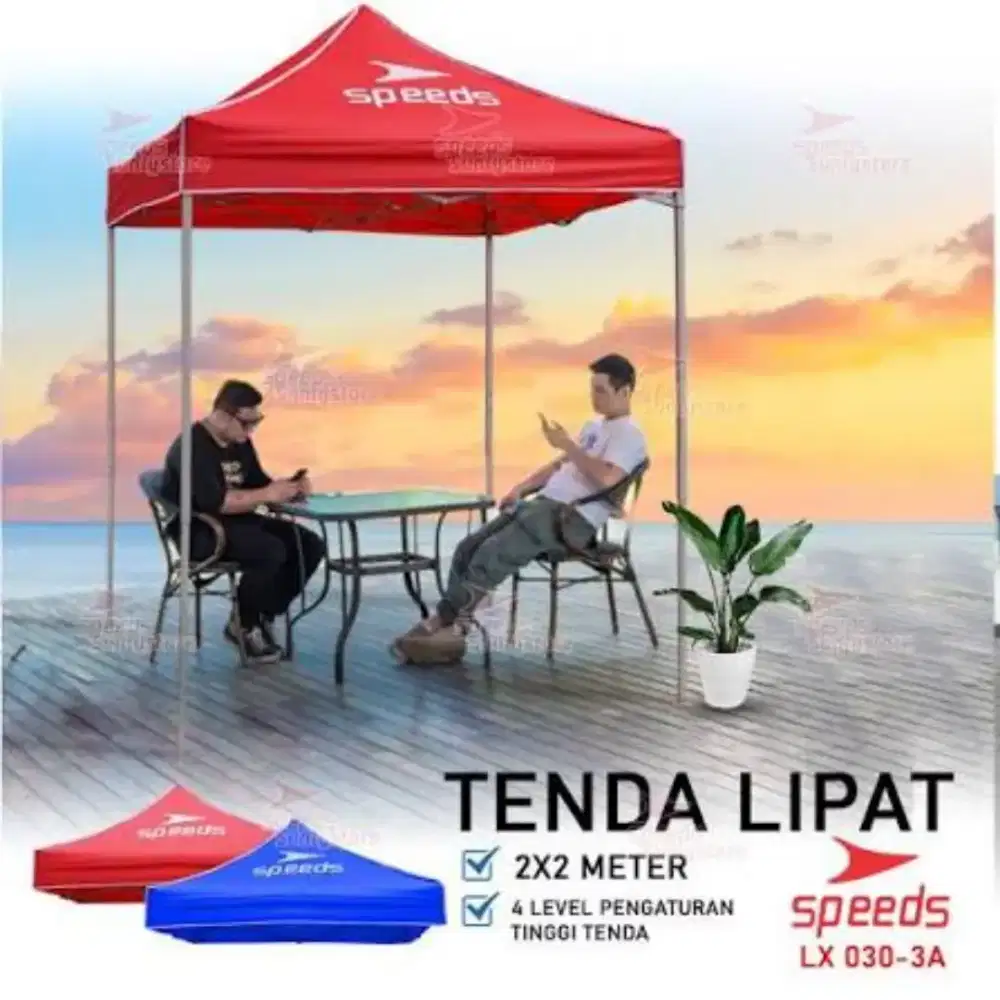 Jual tenda untuk usaha merk speeds ukuran 2x2 m
