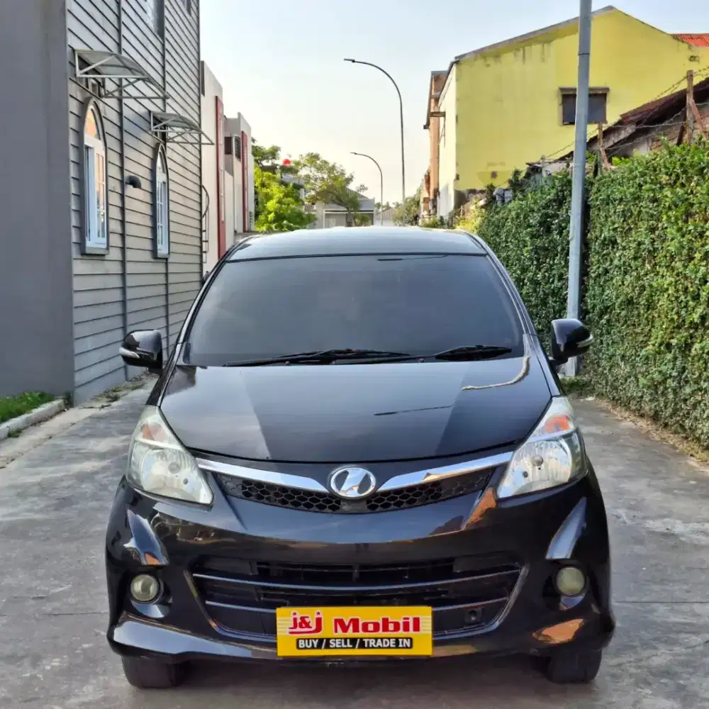 ALL NEW AVANZA 1.5 G MANUAL 2013 NIK 2012 BLACK MICA