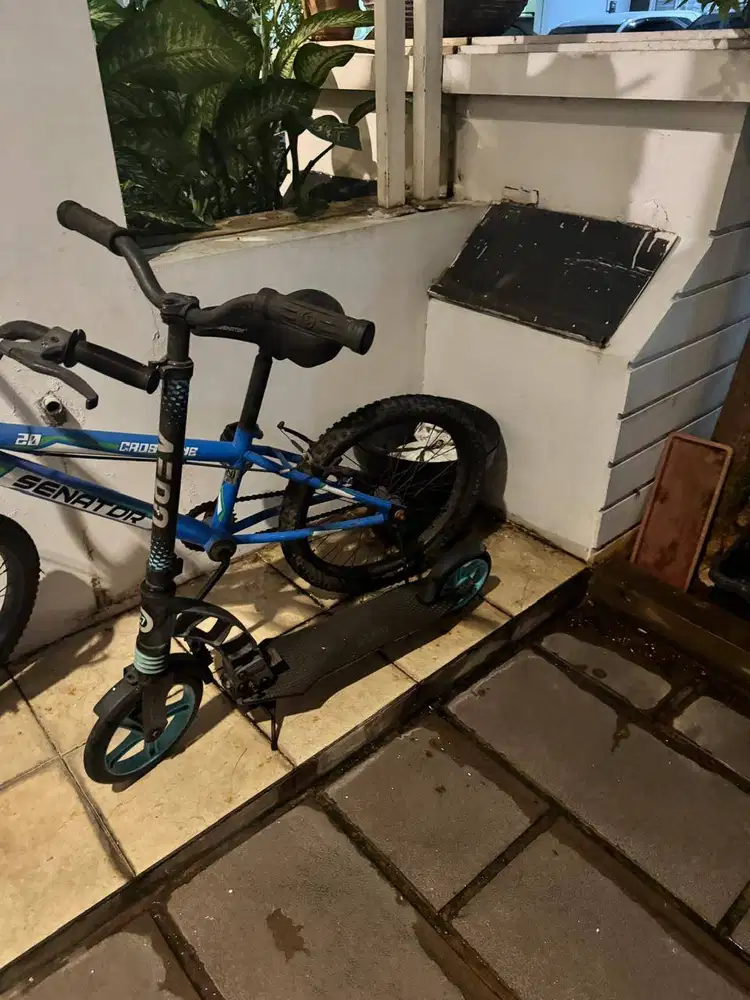 Skuter Anak/Remaja Big Wheel – Lipat – Kondisi Oke