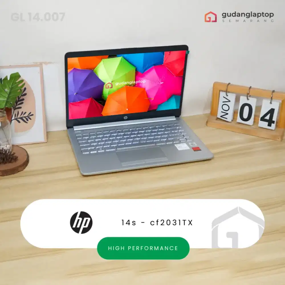 HP 14s - cf2031TX
INTEL Core i5 - 10210U 4GB/256GB/1TB Radeon 530