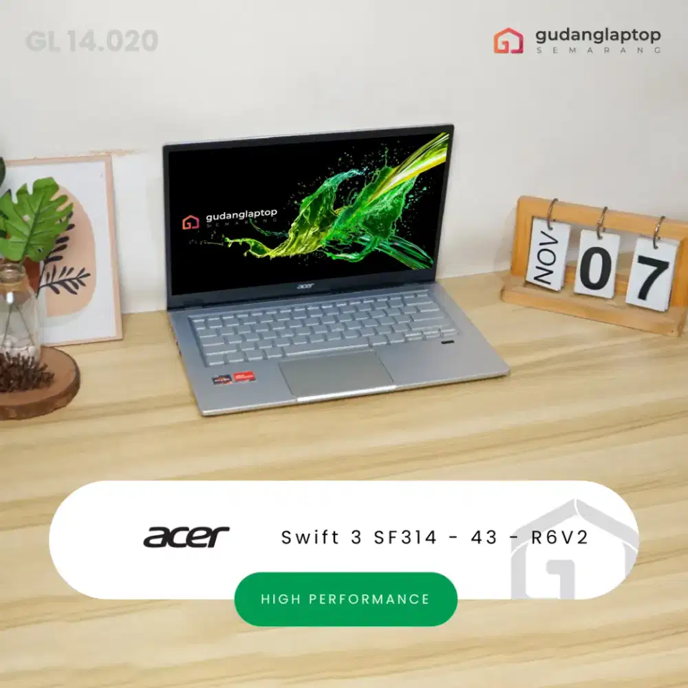 ACER Swift 3 SF314-43-R6V2
AMD Ryzen 3 - 5300U 8GB/256GB