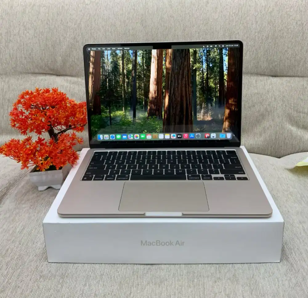Macbook air m2 16gb 256gb cc 14 bh 100 x ibox 99% like new