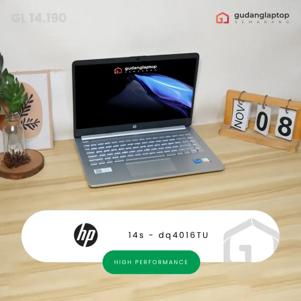 HP 14s - dq4016TU
INTEL Core i5 - 1155G7 8GB/512GB