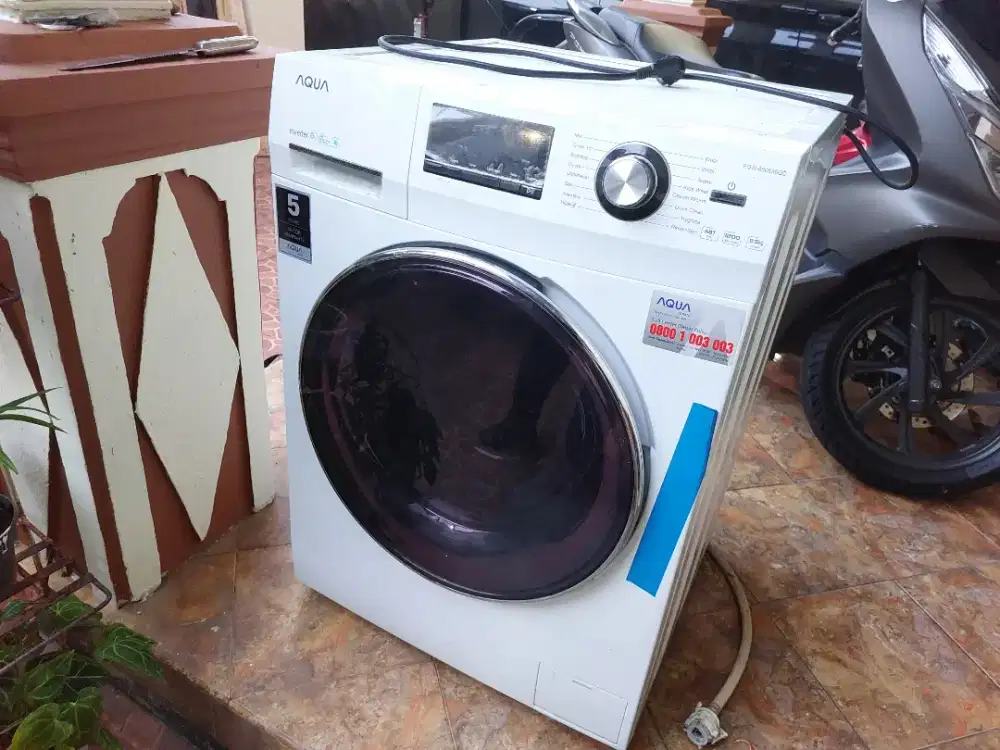 Mesin Cuci + TV SEPAKET | Mesin Hidup, Rusak | Nego