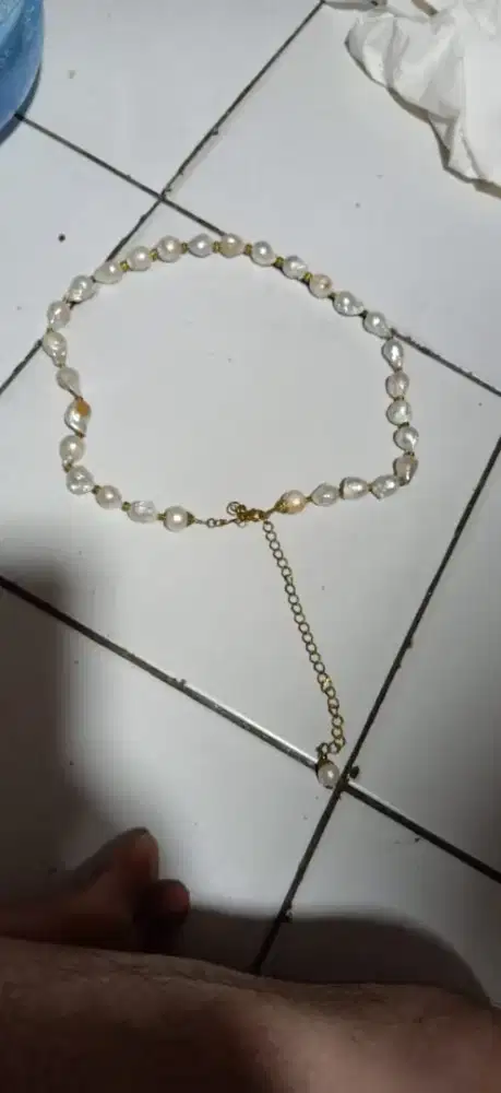 Jual kalung mutiara barok