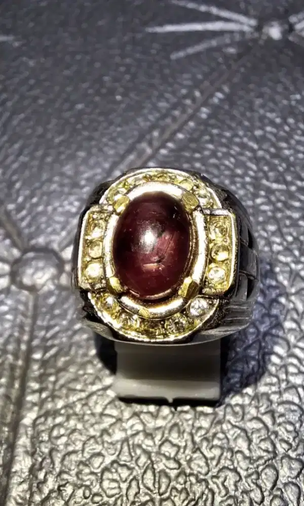 Batu ruby red natural