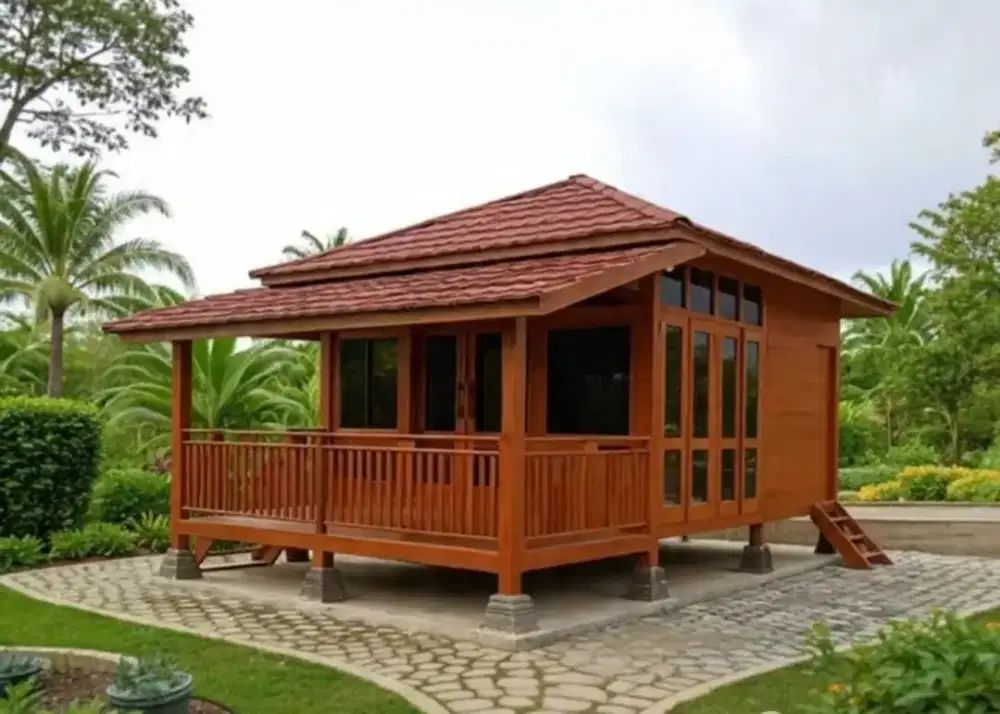 rumah panggung,rumah kayu