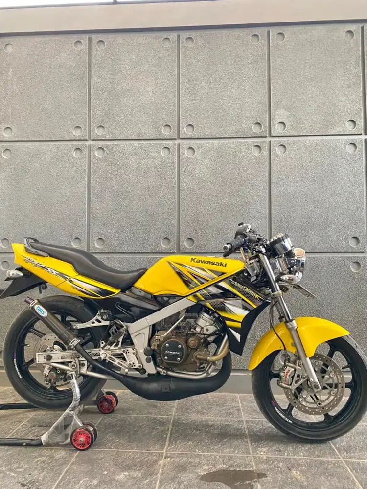 Ninja SS Kuning 2013  modif lengkap faktur sertifikat rr zx cbu tt r