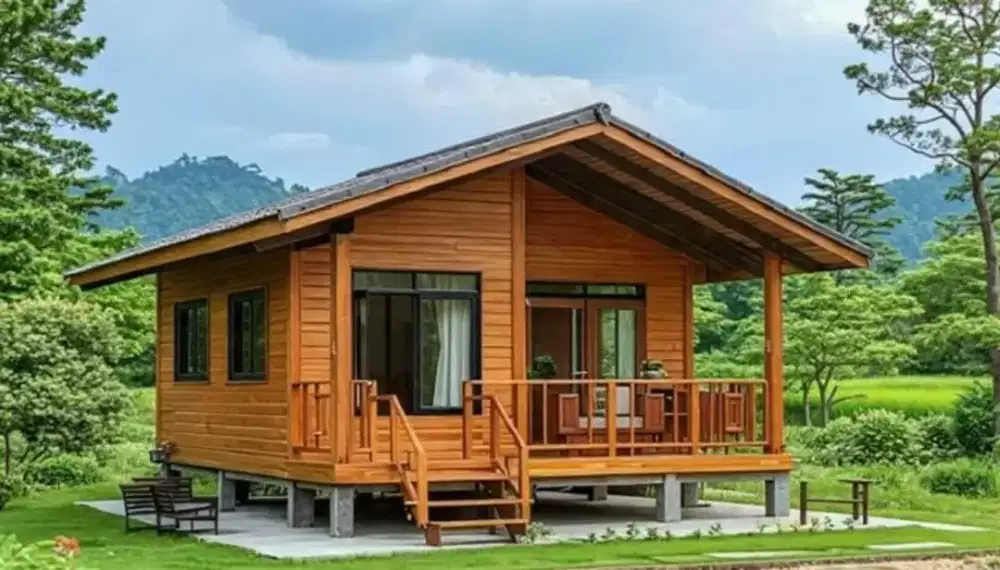 rumah kayu minimalis,rumah kayu jati